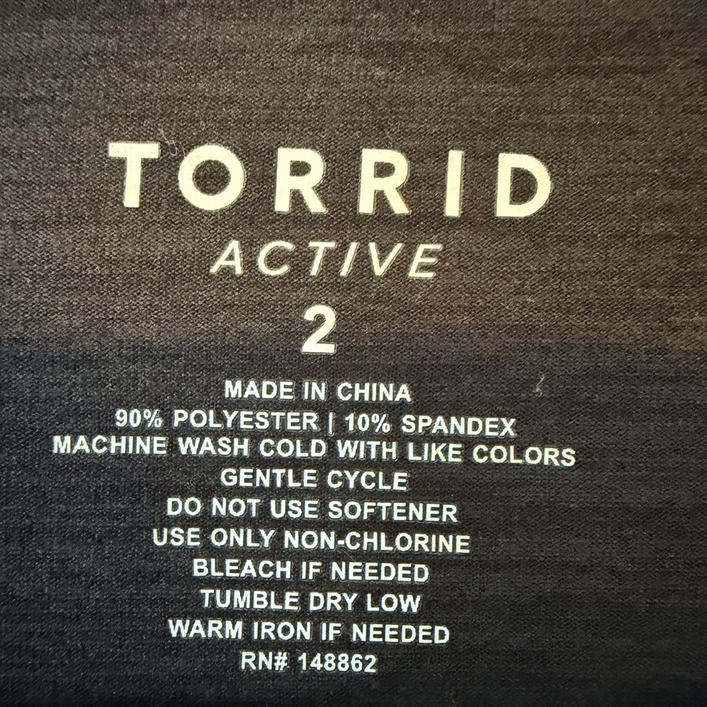 Torrid Active Charcoal Quarter-Zip Pullover - Picture 8 of 8